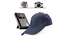 Spy baseball cap - hidden recorder/spy kit